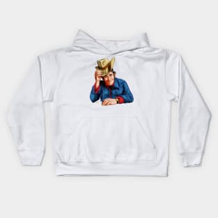 Don Williams - An illustration by Paul Cemmick Kids Hoodie